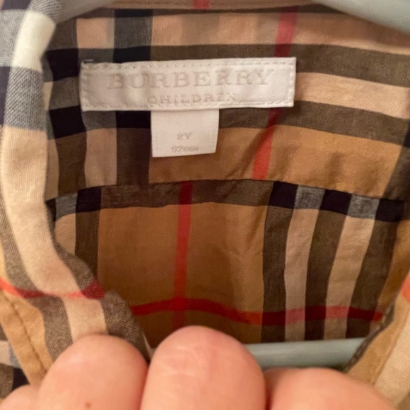 Burberry toddler button up. - Picture 3 of 3